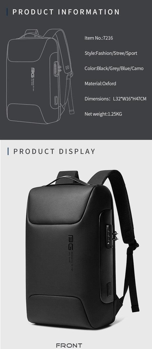 BANGE Anti Thief Multifunctional 15.6 inch Laptop Backpack - Premium Laptop Bags from Dressmycell.com - Just $80.00! Shop now at Dressmycell.com BANGE Anti Thief Multifunctional 15.6 inch Laptop Backpack - Premium Laptop Bags from Dressmycell.com - Just $80.00! Shop now at Dressmycell.com